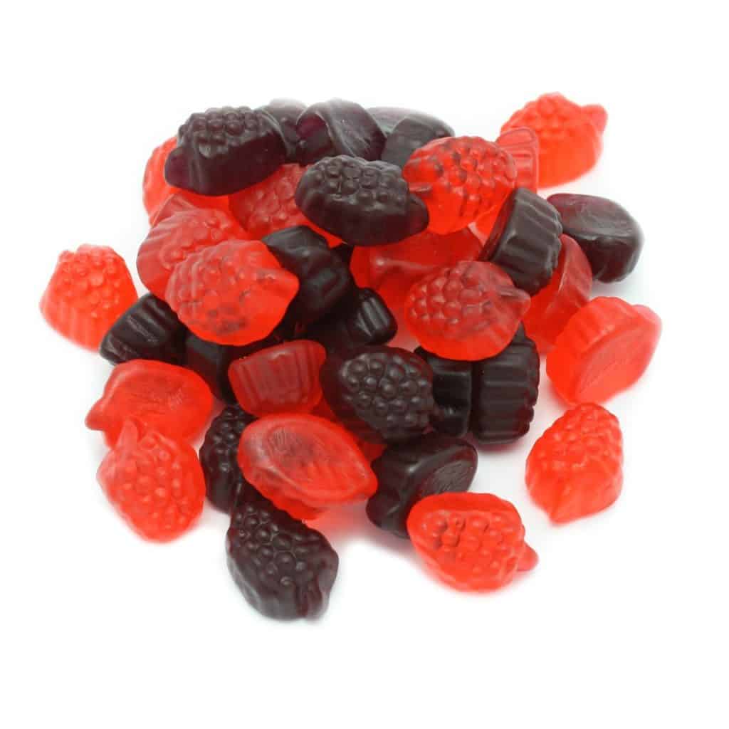 Raspberry Gummy  Red & Black